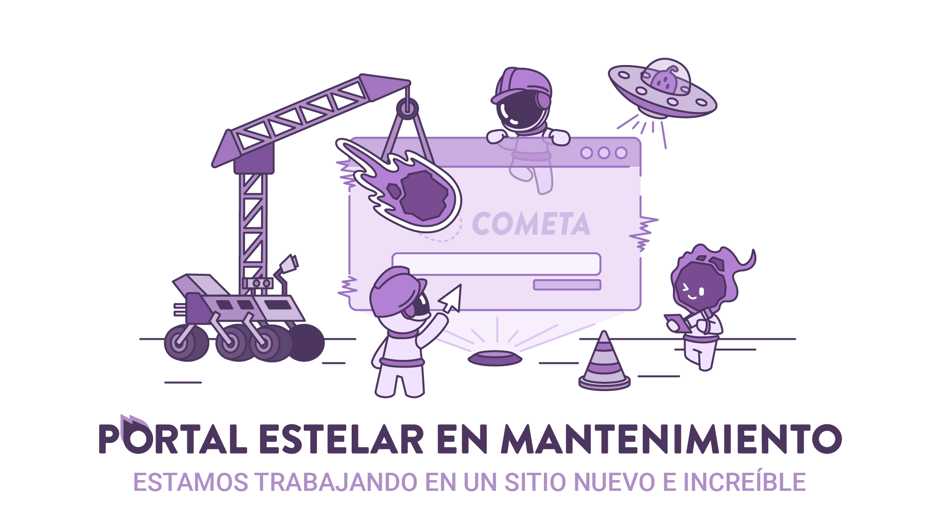 Pagina en mantenimiento sin esquinero Inicio